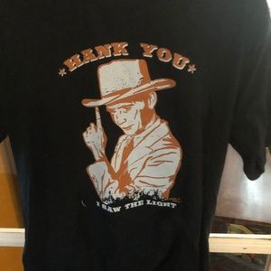 NWT Men's t-shirt from the feature film "I Saw the Light" "Hank you"